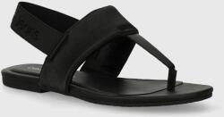 Calvin Klein Jeans szandál FLAT SANDAL TOEPOST DC fekete, női, YW0YW01344 - fekete Női 37