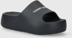 Tommy Jeans papucs TJW CHUNKY FLATFORM SLIDE sötétkék, női, platformos, EN0EN02454 - sötétkék Női 35