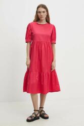 ANSWEAR pamut ruha rózsaszín, mini, harang alakú - rózsaszín M - answear - 19 790 Ft