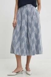 Answear. LAB Answear Lab szoknya midi, harang alakú - kék M/L