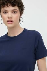Superdry pamut póló női, sötétkék - sötétkék M - answear - 10 790 Ft