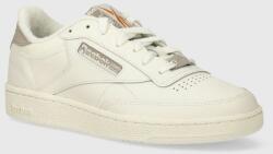 Reebok bőr sportcipő Club C 85 bézs, 100074162 - bézs Női 37.5