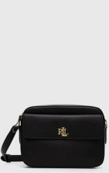 Lauren Ralph Lauren bőr táska fekete, 431926645 - fekete Univerzális méret