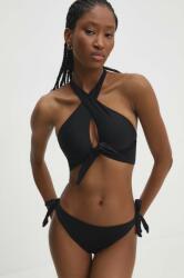 Answear Lab bikini felső fekete, enyhén merevített kosaras - fekete XL - answear - 11 990 Ft