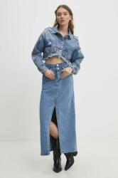 Answear. LAB farmer szoknya maxi, egyenes - kék S - answear - 13 990 Ft