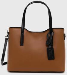 Answear Lab bőr táska barna - barna Univerzális méret - answear - 53 990 Ft
