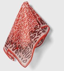 Lanvin kendő selyemkeverékből piros, mintás - piros Univerzális méret