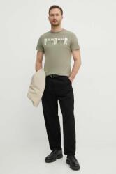 Barbour pamut póló zöld, férfi, nyomott mintás - zöld XL - answear - 19 990 Ft