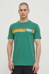 Ellesse pamut póló Sorranta T-Shirt zöld, férfi, nyomott mintás, SHV20128 - zöld L