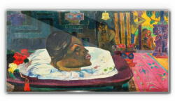 COLORAY. HU Üvegkép Absztrakció natív gauguin 140x70 cm