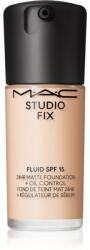 MAC Cosmetics Studio Fix Fluid SPF 15 24HR Matte Foundation + Oil Control machiaj cu efect matifiant SPF 15 culoare NC5 30 ml
