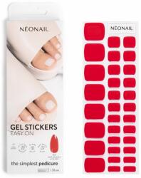 NEONAIL Easy On Gel Stickers folii autocolante pentru unghii pentru picioare culoare P03 32 buc