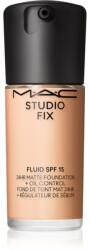 MAC Cosmetics Studio Fix Fluid SPF 15 24HR Matte Foundation + Oil Control machiaj cu efect matifiant SPF 15 culoare NW13 30 ml
