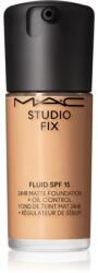 MAC Cosmetics Studio Fix Fluid SPF 15 24HR Matte Foundation + Oil Control machiaj cu efect matifiant SPF 15 culoare NC30 30 ml