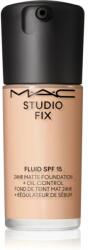 MAC Cosmetics Studio Fix Fluid SPF 15 24HR Matte Foundation + Oil Control mattító alapozó SPF 15 árnyalat N4.5 30 ml