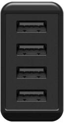 Goobay Hub USB Goobay 4-way USB charger (30W) black (black) (44953)