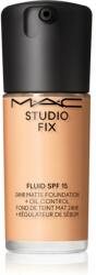MAC Cosmetics Studio Fix Fluid SPF 15 24HR Matte Foundation + Oil Control матиращ фон дьо тен SPF 15 цвят NC18 30ml