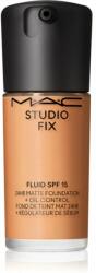 MAC Cosmetics Studio Fix Fluid SPF 15 24HR Matte Foundation + Oil Control матиращ фон дьо тен SPF 15 цвят NC43.5 30ml