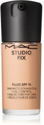 MAC Cosmetics Studio Fix Fluid SPF 15 24HR Matte Foundation + Oil Control матиращ фон дьо тен SPF 15 цвят N4.75 30ml