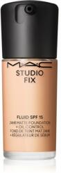 MAC Cosmetics Studio Fix Fluid SPF 15 24HR Matte Foundation + Oil Control mattító alapozó SPF 15 árnyalat NW13 30 ml