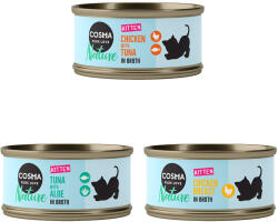 Cosma Cosma Preț special! 6 x 70 g Nature Kitten Hrană umedă pisici - Mix Conserve (3 sortimente diferite)