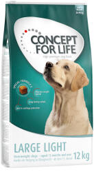 Concept for Life Concept for Life Preț special! 2 x 12 / 4 kg hrană uscată câini - Large Light