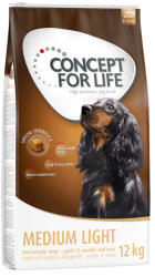 Concept for Life Concept for Life Preț special! 2 x 12 / 4 kg hrană uscată câini - Medium Light