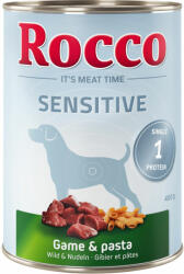 Rocco Rocco 10% reducere! 6 x 400 g Sensitive - Vânat și paste făinoase