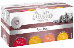 Smilla Smilla Preț special! 8 x 100 g Fine Menu Exquisite Filling Hrană pisici - Pachet mixt (4 sortimente)