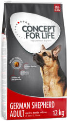 Concept for Life Concept for Life Preț special! 2 x 12 / 4 kg hrană uscată câini - German Shepherd Adult