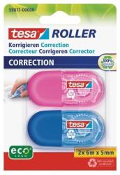 tesa tesa® szövegjavító mini tekercs ecoLogo®, kék, rózsaszín 59817 TESA, tartalom: 2 db (59817-00000-00) (59817-00000-00)