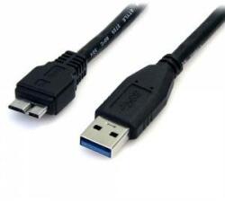 StarTech Cablu USB la Micro USB Startech USB3AUB50CMB Negru