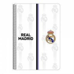 Real Madrid C. F Notebook Real Madrid C. F. Negru Alb A4