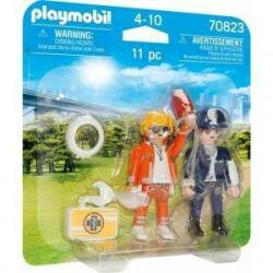 Playmobil Playset Playmobil Duo Pack Doctor Polițist 70823 (11 pcs) Figurina