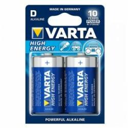 VARTA Baterie Varta LR20 D 1, 5 V 16500 mAh High Energy (2 pcs) Albastru Baterii de unica folosinta