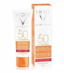 Vichy Cremă Anti-aging Capital Soleil Vichy Antioxidantă 3 în 1 Spf 50 (50 ml)
