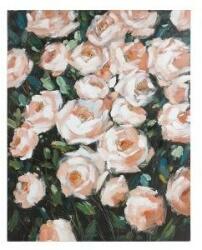 BigBuy Home Tablou în Ulei Roses Lemn de pin (80 X 4 x 100 cm)