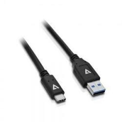 V7 Cablu USB A la USB C V7 V7U2C-1M-BLK-1E Negru 1 m