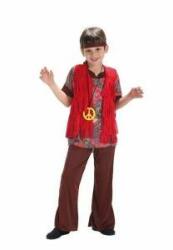 BigBuy Costum Deghizare pentru Copii Party Hippie 7-9 Ani Hippie 5 Piese