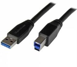 StarTech Cablu USB A la USB B Startech USB3SAB5M Negru