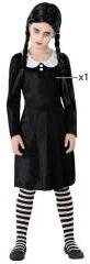 BigBuy Costum Deghizare pentru Copii Negru Fantomă Fată Mărime 10-12 Ani Costum bal mascat copii