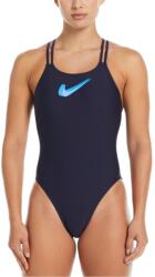 Nike Бански костюм Nike Swim HydraStrong 3D Swoosh Swimsuit. - Midnight Navy
