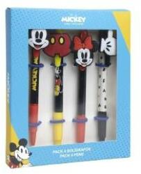 Mickey Mouse Stilou Mickey Mouse 4 Unități Multicolor