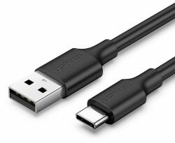 UGREEN Cablu pentru incarcare si transfer de date UGREEN US287 Nickel, USB/USB Type-C, 2A, 2m, Negru (017744)