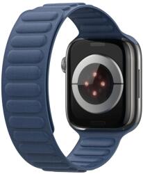 DuxDucis Curea silicon DuxDucis Magnetic BL compatibila cu Apple Watch 4/5/6/7/8/SE 38/40/41mm Albastru (6934913023785)