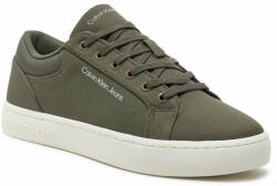 Calvin Klein Jeans Sneakers Calvin Klein Jeans Classic Cupsole Low Lth In Dc YM0YM00976 Dusty Olive/Bright White 0IH Bărbați
