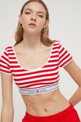 Tommy Jeans t-shirt női, piros - piros XS - answear - 14 990 Ft