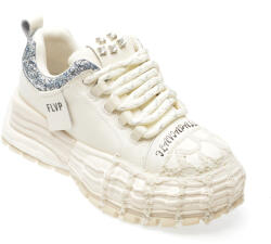 Flavia Passini Pantofi casual FLAVIA PASSINI albi, 20246, din piele naturala 37