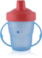 Lorelli Преходна чаша с дръжки и твърд накрайник Lorelli Baby Care - 210 ml, Синя (10230550001) - kindermarket