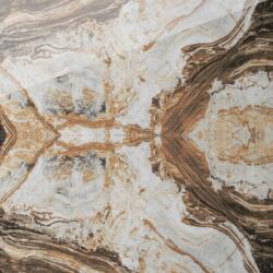 Regata Gresie exterior / interior portelanata Ocean Brown Bookmatch B, 60 x 120 cm, lucioasa, rectificata, tip marmura